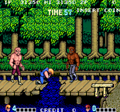 Screenshot of Double Dragon (Arcade, 1987) - MobyGames