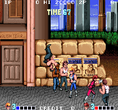 Double Dragon , Arcade Video game by Technos Japan Corp. (1987)