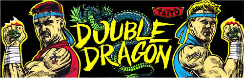 DOUBLE DRAGON retro arcade game by TAITO 1987 