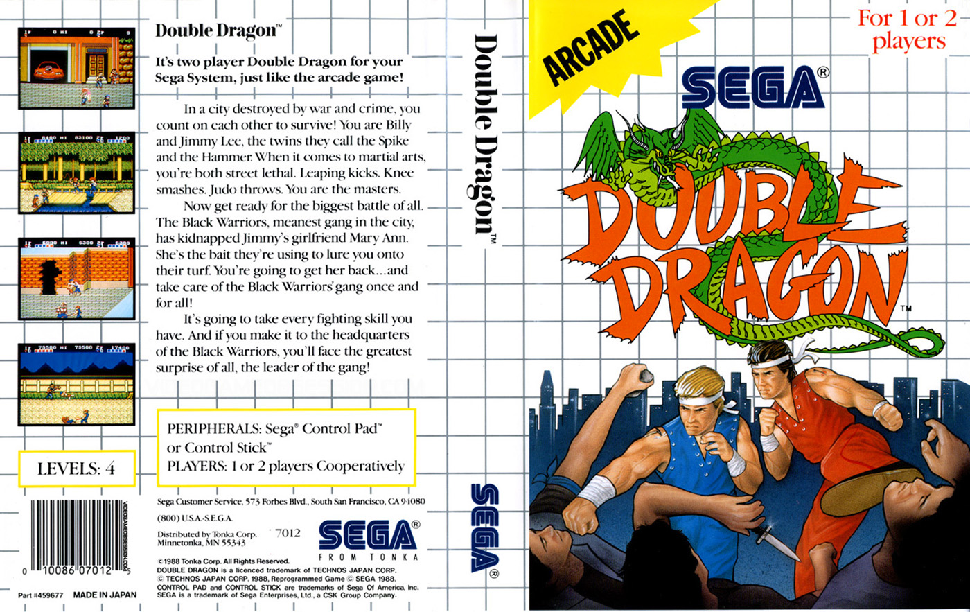 Double Dragon [Sega Master System] – Review and Let's Play