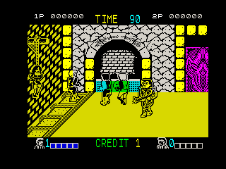 Double Dragon Dojo: Double Dragon II Sinclair ZX Spectrum version review