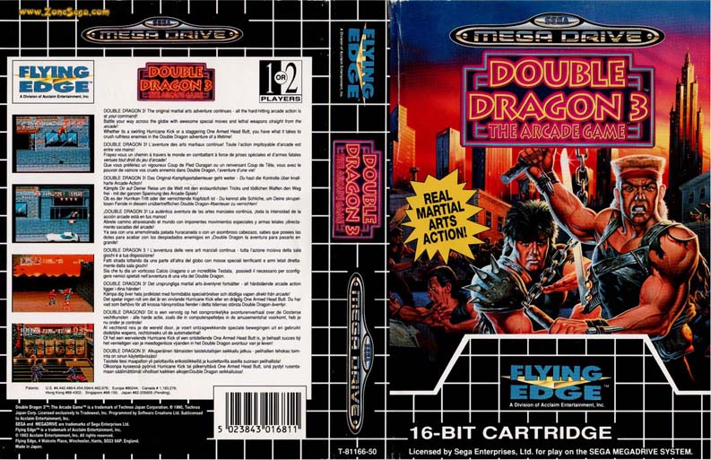 Double Dragon Dojo: Double Dragon II Sega Mega Drive version review