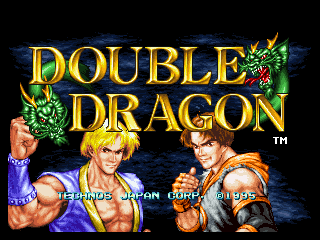 SNK DOUBLE DRAGON NEO-GEO GAME SOFT