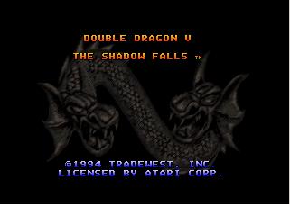 Double Dragon the Shadows Fall Atari Jaguar Repro Box / 