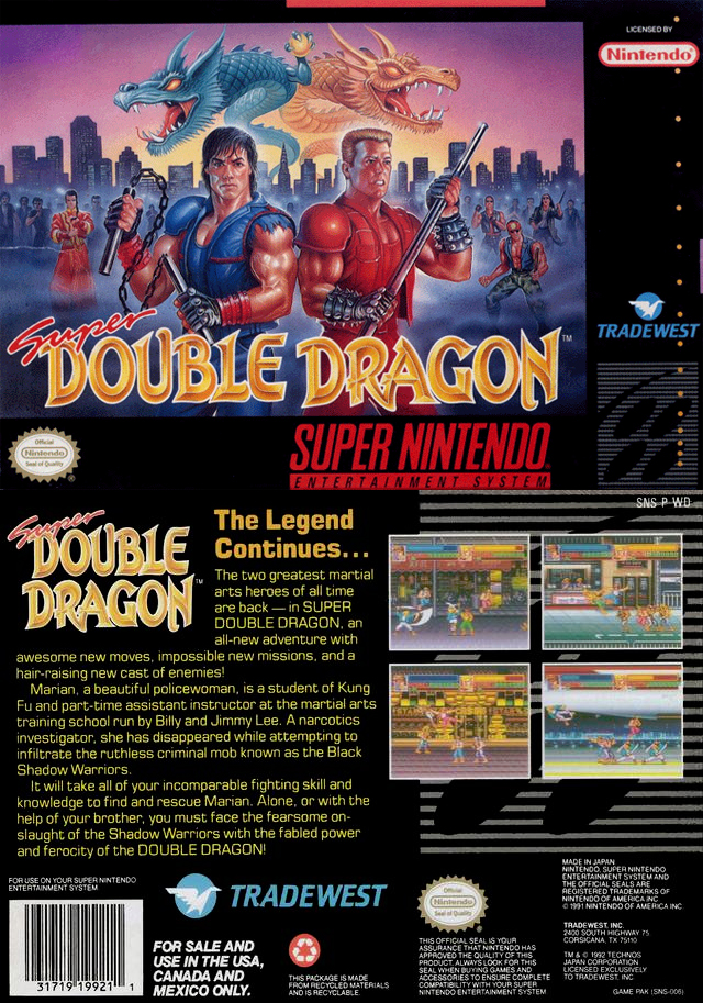 double dragon super nintendo