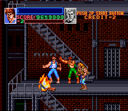 Super Double Dragon (SNES) Mike & Ryan 